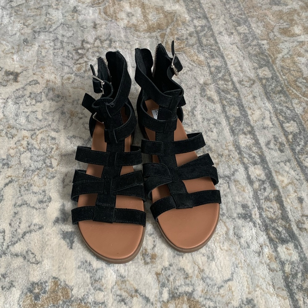 Steve Madden Black Sandal